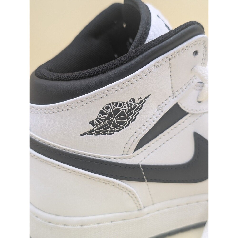 Nike Air Jordan 1 Mid GS Reverse Panda White Black DQ8423-132 Size 6Y Women 7.5 - Picture 14 of 14